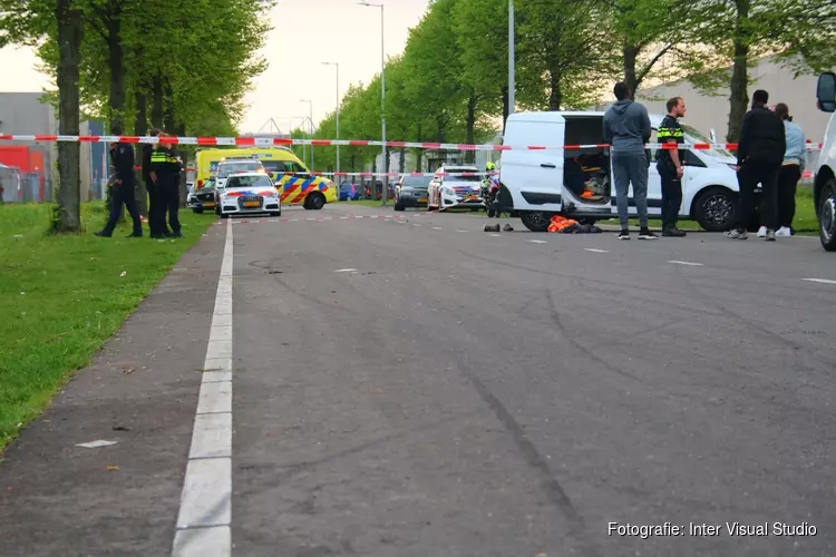 Ongeval op Latexweg in Amsterdam