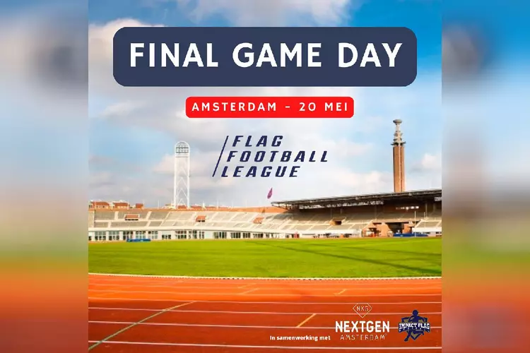 NextGen Amsterdam podium voor grote Flag Football Finale