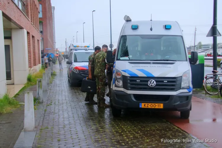 Explosief pakket achtergelaten in container binnentuin op IJburg