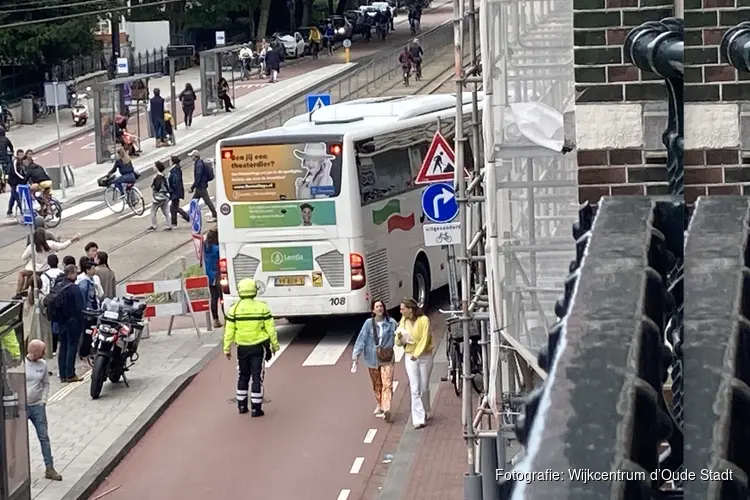 Mini-rotonde in centrum onhandig?