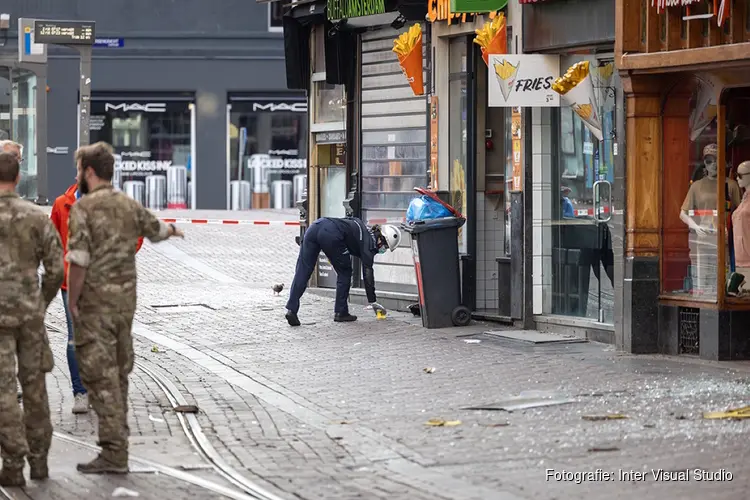 Twee verdachten aangehouden na explosie Leidsestraat