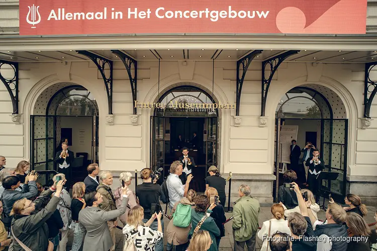 5000 bezoekers voor feestelijke heropening Museumpleinentree: Concertgebouw OPEN