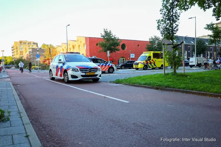 Ongeval op Statenjachtstraat in Amsterdam-Noord