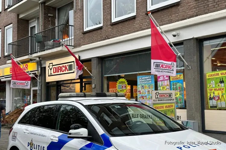 Overval op slijterij in Amsterdam