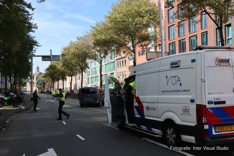 Motorrijder gewond in Amsterdam