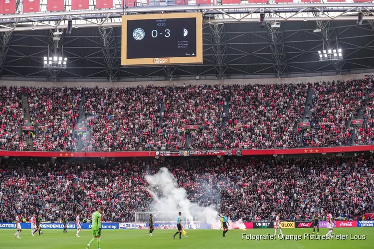 Restant Ajax-Feyenoord op woensdagmiddag zonder publiek