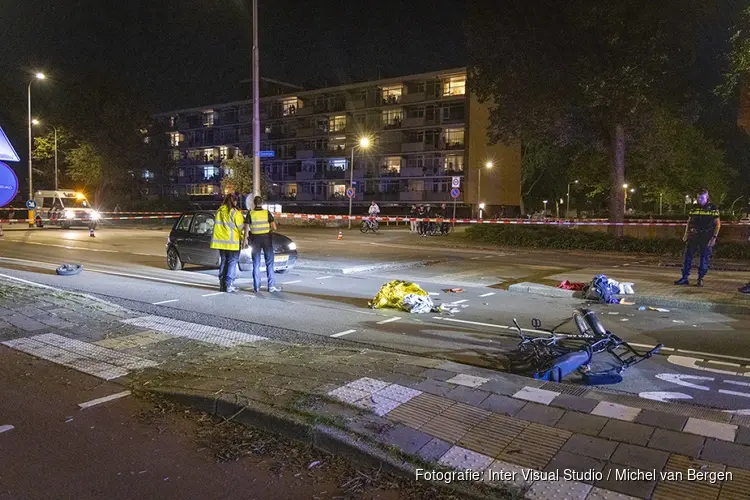 Ernstig ongeval tussen fatbike en auto op de Groenelaan in Amstelveen