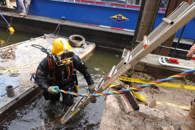 Duikers zien `niets’ in de gracht…!’