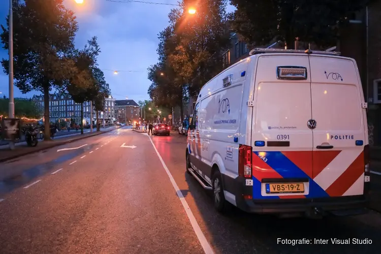 Ongeval met motorfiets op Zeeburgerstraat