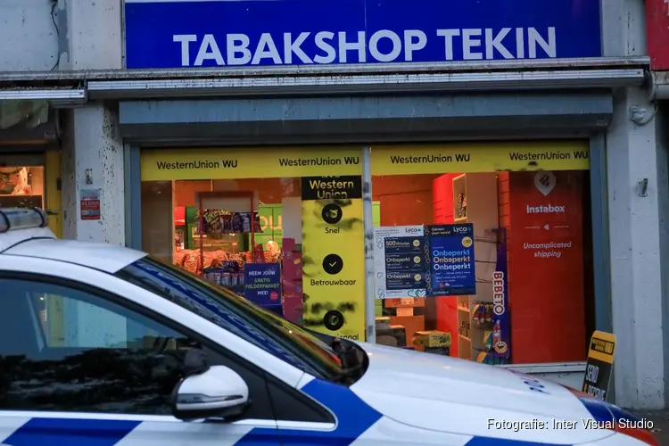 Overval op tabakswinkel in Amsterdam