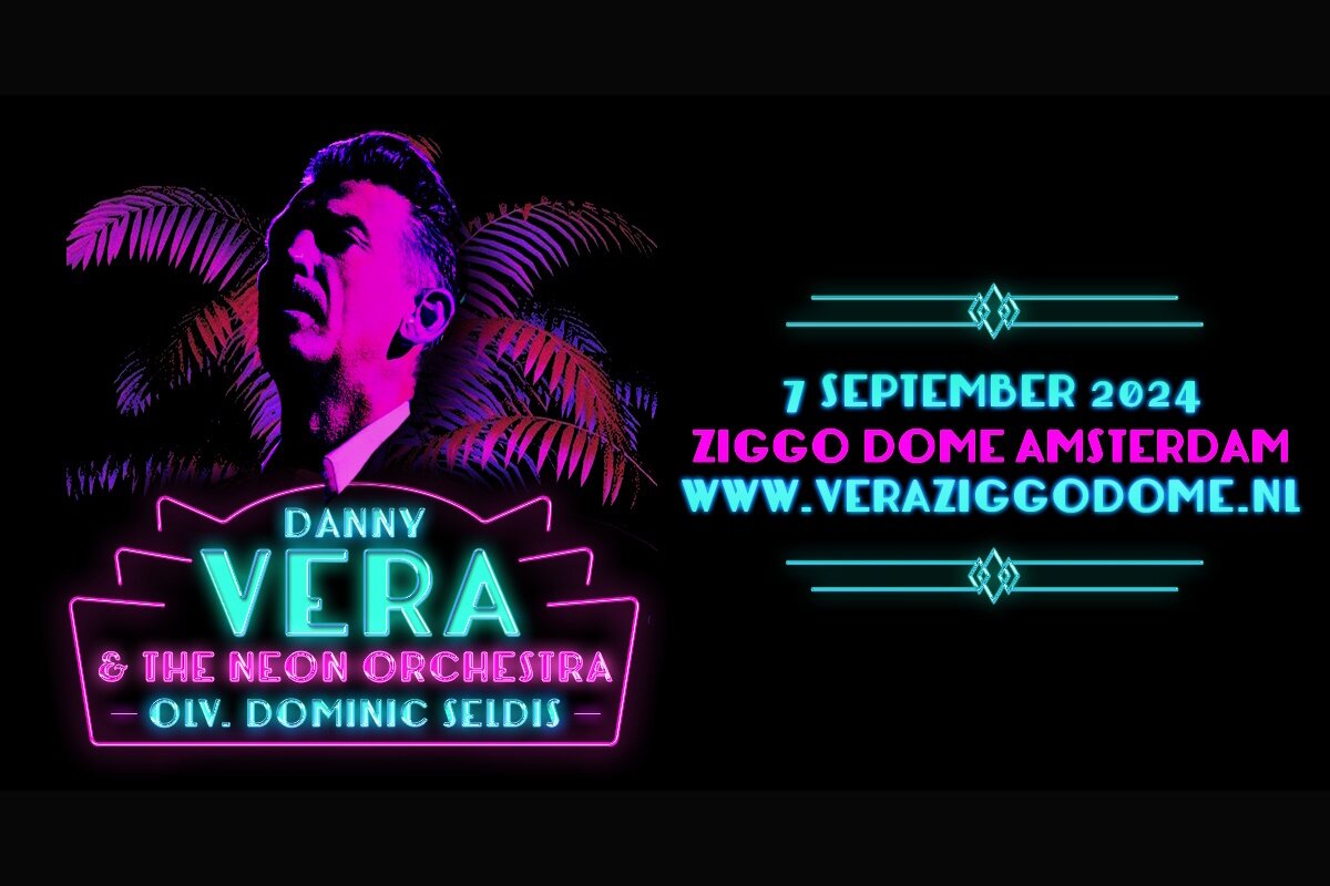 Danny Vera returns with the orchestra to the Ziggo Dome on September 7, 2024