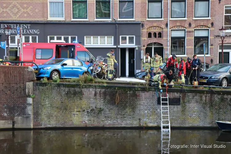 Dode aangetroffen in gracht Amsterdam