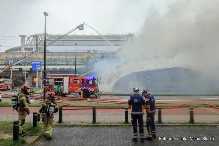 Veel rookontwikkeling bij brand in Zuidoost