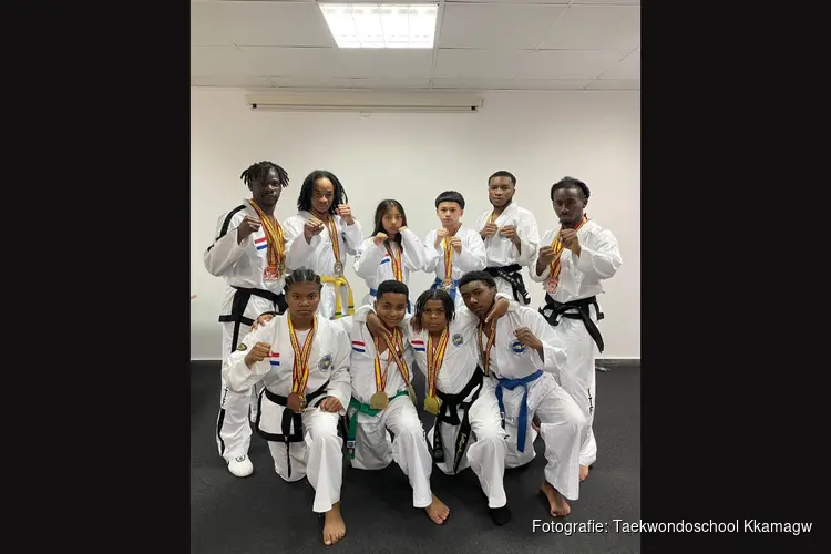 Taekwondoschool Kkamagwi boekt succes op EK Madrid