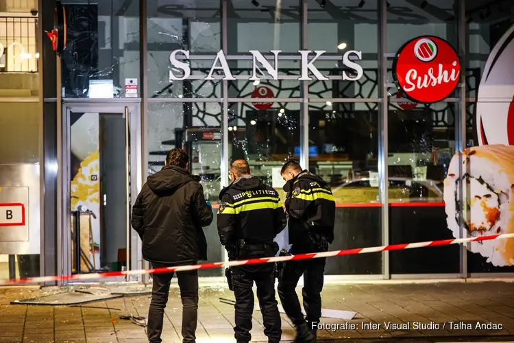 Explosie bij sushi restaurant in Amsterdam