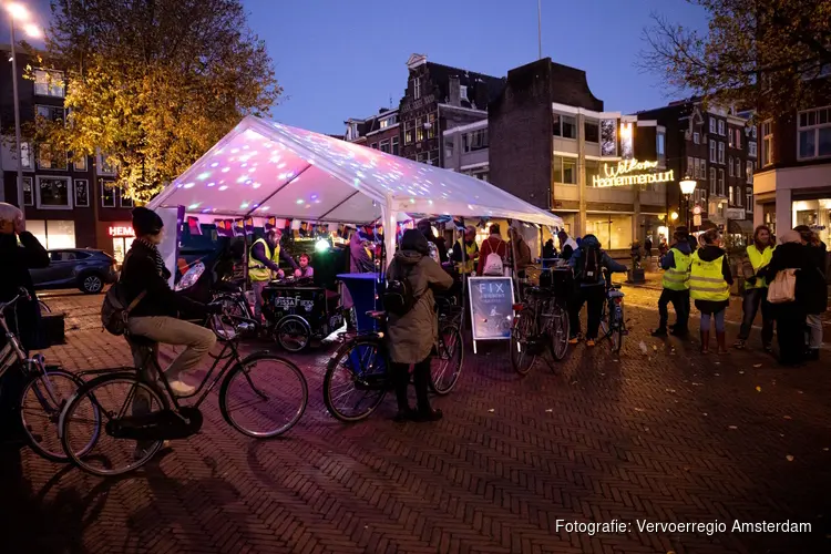 Fix je licht-actie maakt ruim 250 fietsers zichtbaar in het donker