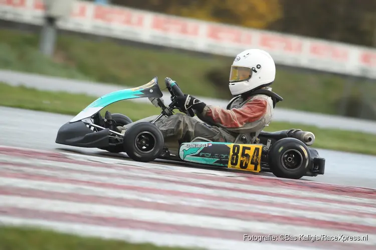 Karttalent Jason Lieveld pakt ondanks handblessure knappe podiumplek in GK4 Kart Series