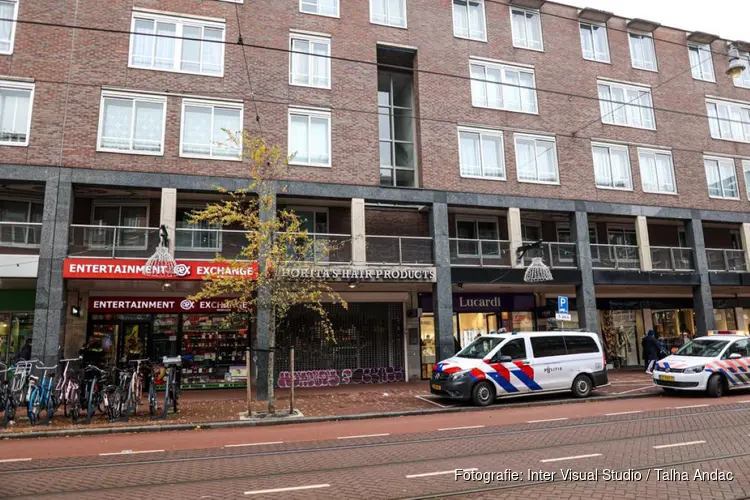 Overval op elektronicawinkel Kinkerstraat