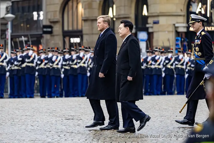 President Republiek Korea brengt bezoek aan Amsterdam