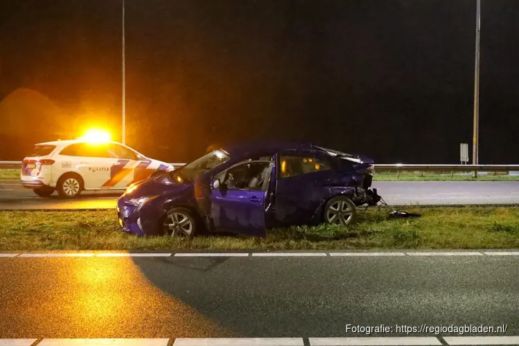 Flinke botsing op A1 bij Muiderberg