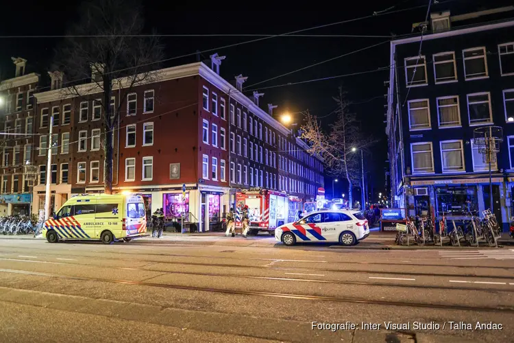 Brand in woning aan Jacob van Lennepstraat