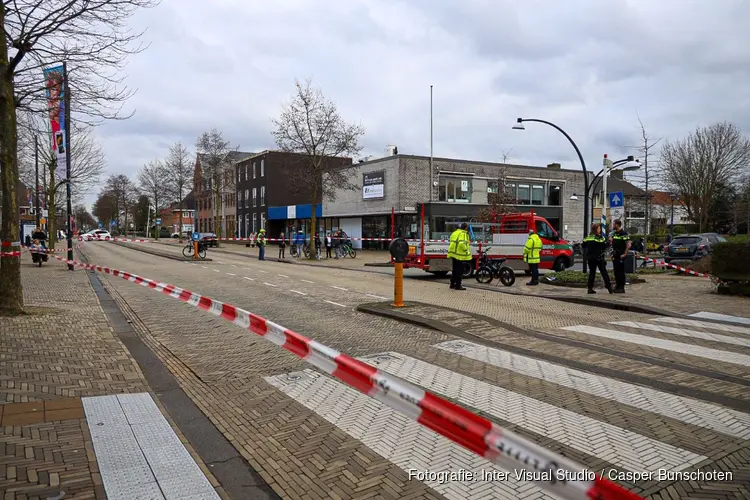 Fatbike-bestuurder gewond na botsing met verkeersbordenbusje