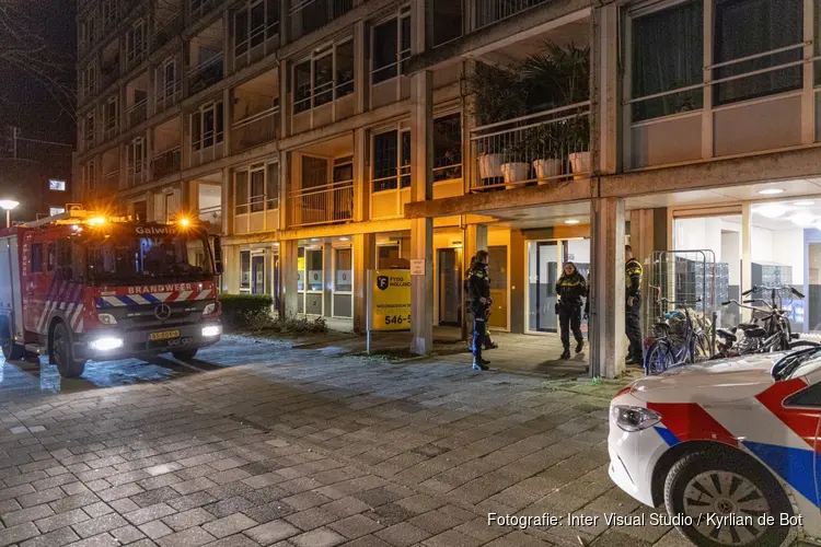 Gewonde bij woningbrand in Amsterdam-Noord