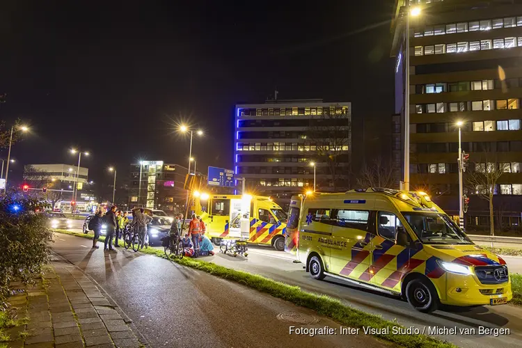 Gewonde fietser aangetroffen op Gooiseweg in Amsterdam