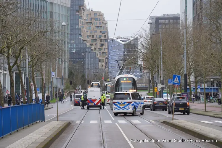 Voetganger aangereden door tram