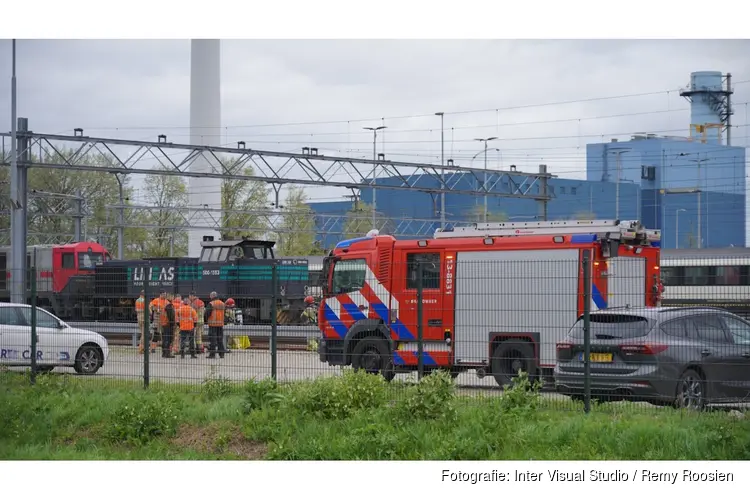 Weer lekkage gevaarlijke stoffen bij treinwagon in Westhaven (A'dam)