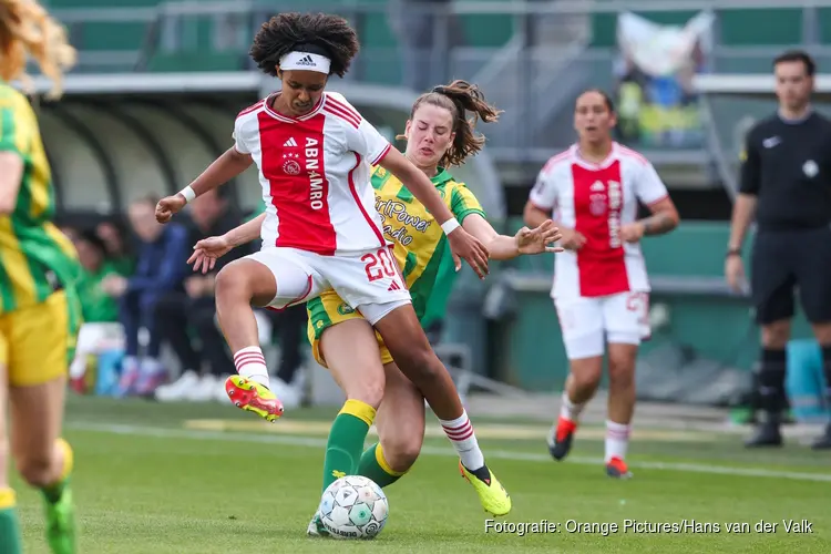 Ajax Vrouwen sluiten competitie af met zege in Den Haag en tweede plaats