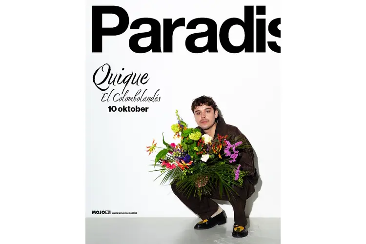 QUIQUE brengt zijn debuutalbum 'El Colombolandés' op 10 oktober naar Paradiso Amsterdam