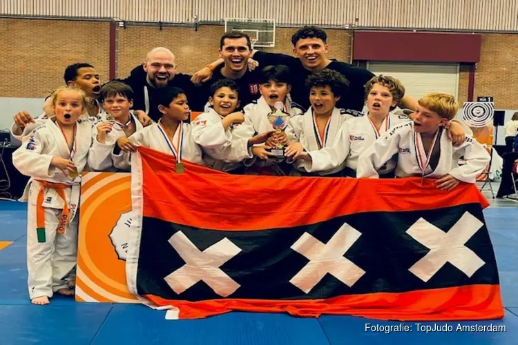 Jeugdteam TopJudo Amsterdam jongens -12 Nederlands kampioen