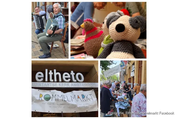 Op zaterdag 31 augustus a.s. is weer een vrolijke rommelmarkt in de Elthetokerk in Amsterdam Oost