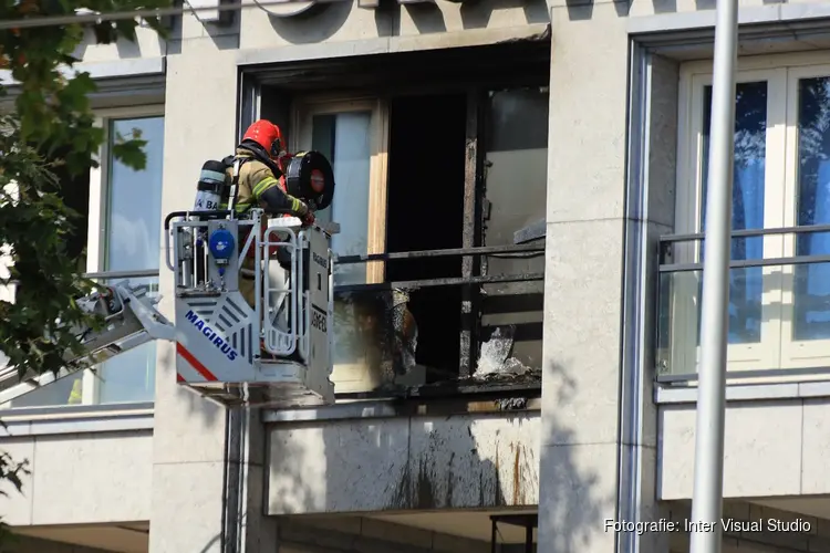 Brand in appartement in IJburg