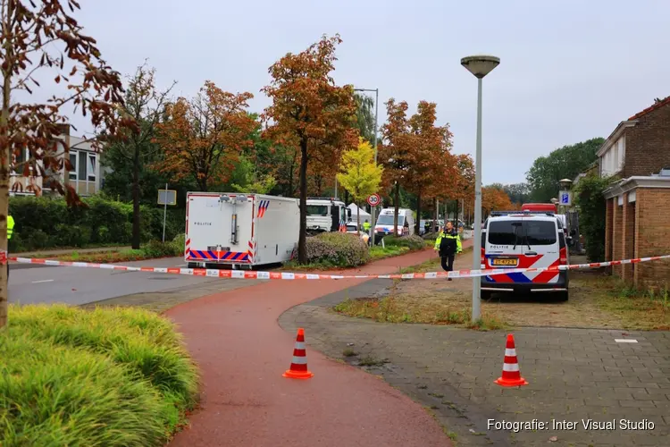 Fietser overleden bij aanrijding op Maxwellstraat