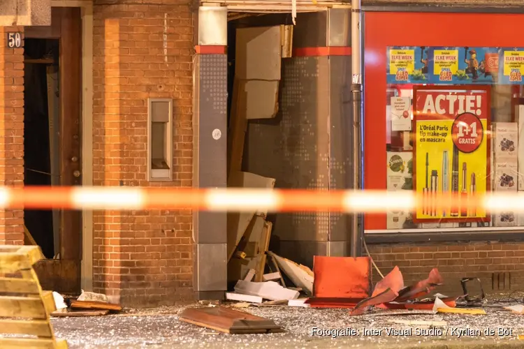 Plofkraak in Maasstraat in Amsterdam-Zuid