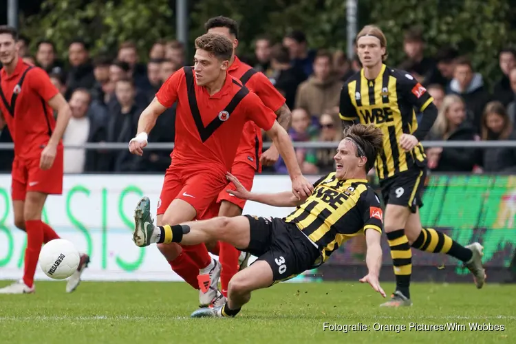 Rijnsburgse Boys verstevigt koppositie met winst op AFC