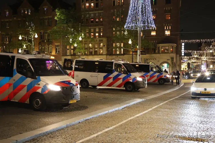 Politie op de Dam vanwege aangekondigde pro-Palestina demonstratie