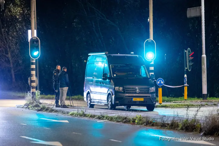 Op en afrit afgesloten na schietincident, politie doet onderzoek op Verlengde van Marwijk Kooystraat