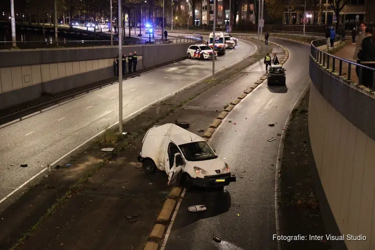 Ernstig eenzijdig ongeluk op Mauritskade