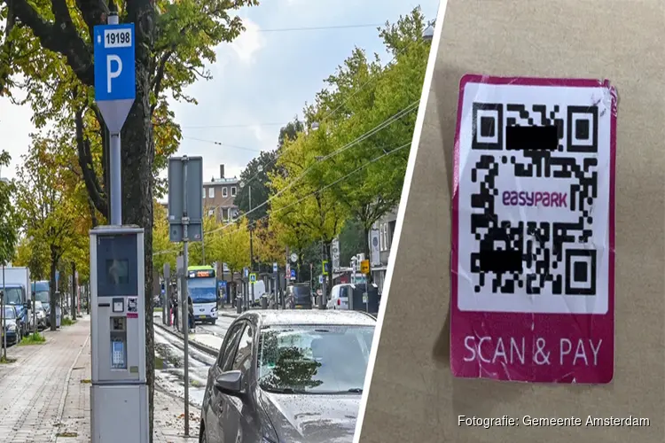 Pas op voor valse QR-stickers op parkeerautomaten