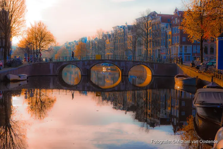 Straatfotograaf Michael van Oostende: ‘Ik hou van mistige ochtenden in Amsterdam’