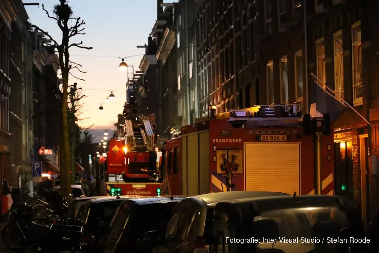 Felle woningbrand in De Pijp