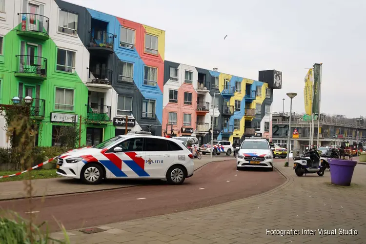 Val van hoogte langs Heesterveld in Amsterdam