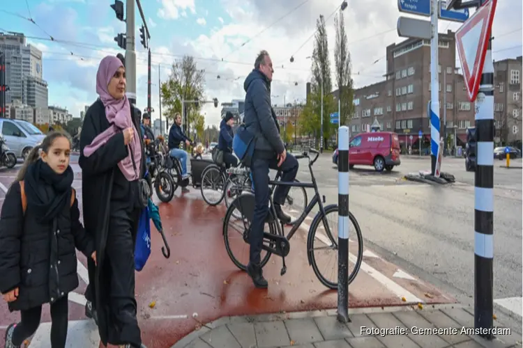 Meer ruimte voor veilig lopen en fietsen in de stad