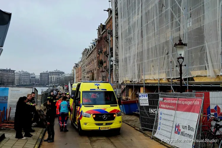 Bouwvakker zwaargewond bij ongeluk in Amsterdam-West