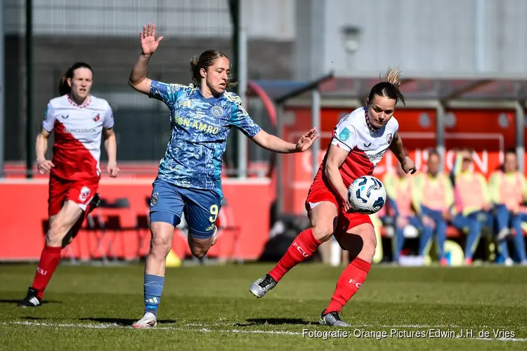 Ajax Vrouwen blijft op remise steken bij FC Utrecht